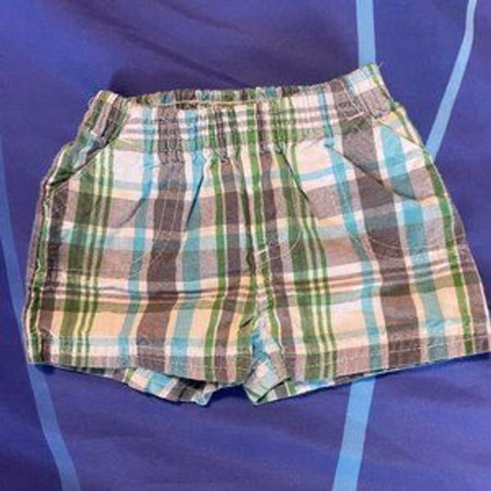 🔥6/$10🔥 Carter's Baby Shorts, Newborn, Plaid
